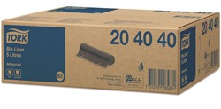 TORK BIN HYGIËNE AFVAL ZAKKEN 33x40cm  5 ltr zwart  204040 1000 st.doos
