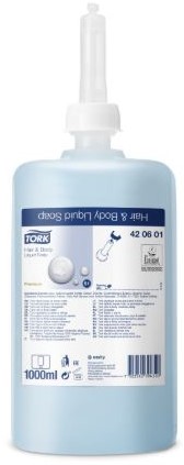 TORK ZEEP LIQUID HAIR & BODY 1 liter
