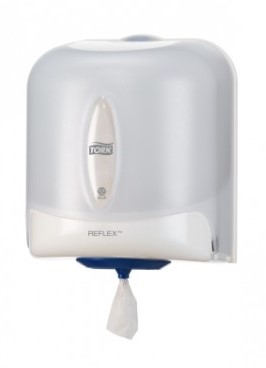TORK Reflex® Centerfeed Poetspapier Dispenser Kunststof Wit M4 473140
