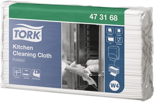 TORK KITCHEN CLEANING Gevouwen Reinigingsdoek PREMIUM W4  473179
