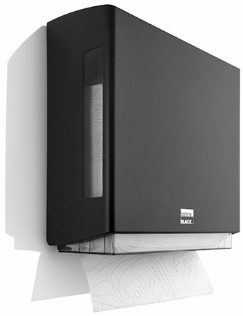 SATINO BLACK BriQ XXL Toiletpapier dispenser 180307
