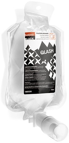 SATINO BLACK Qlash toiletbrilreiniger cartridge 180328