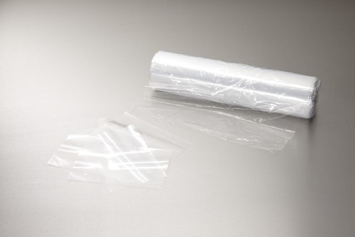 LDPE PLASTIC POLYROLLEN 800 grams perforatie vellen 30x24cm  HELDER