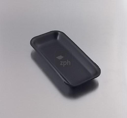 SCHUIMSCHAAL 180x90x19 mm ZWART 65 / 68