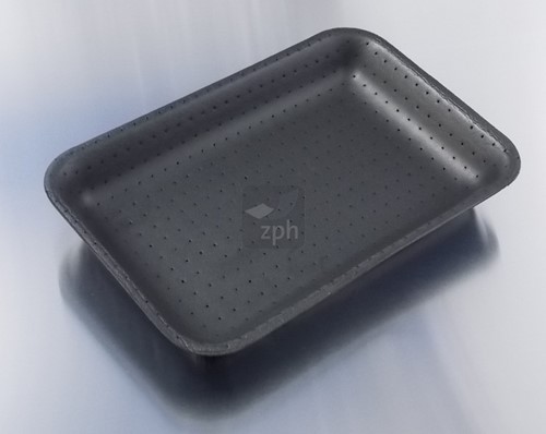 SCHUIMSCHAAL 290x210x32 mm absorptie 11S ZWART