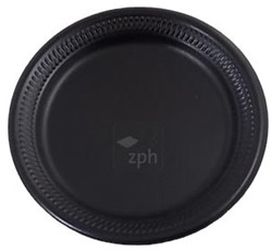 BORD SCHUIMSCHAAL ROND 15 cm ZWART