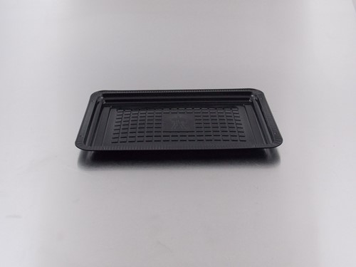 HARDPLASTIC VLEESWARENSCHAALTJE 12,5x18 cm ZWART APET