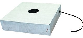 PP STRAPPING BAND 12 mm 0,50 mm dikte 1000 mtr ZWART in dispenser doos
