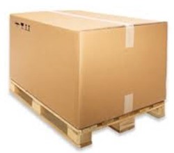PALLETDOOS BLOKPALLET  DUBBELE GOLF 1185x985x870 mm