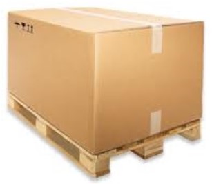 PALLETDOOS EUROPALLET DUBBELE GOLF 1185x785x870 mm FSC Mix 70%