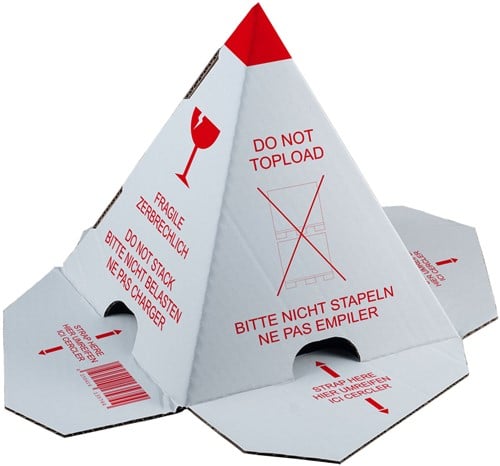 Pallet anti-stapel hoedjes 36x36x23 cm 