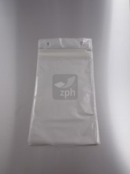 PP PLASTIC VLEESWARENZAK 17x26 cm + 4 cm klep 25 mµ hersluitbaar