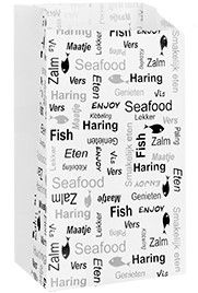 VISZAK ersatz papier " Enjoy Fish " 2 pond   incl SUP & afvalbeheerbijdrage PFASvrij