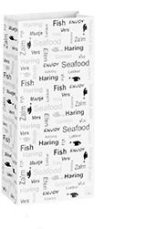 VISZAK alu gevoerd " Enjoy Fish " 105x60x230  incl SUP & afvalbeheerbijdrage doos a 1000 stuk