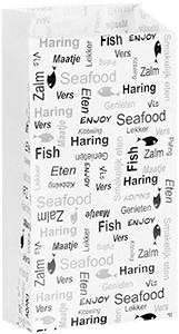 VISZAK ersatz papier " Enjoy Fish " 3 pond   incl SUP & afvalbeheerbijdrage PFASvrij
