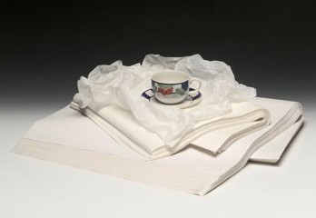 ZIJDEPAPIER WIT  50x75 cm   PAK a 480 VEL   22 gr/m2