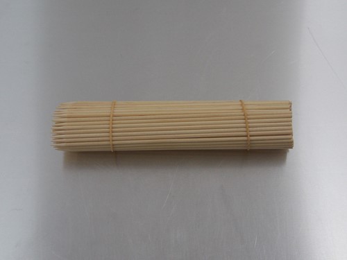 SATÉ STOKJES 3mm dik berkenhout 18 cm lang