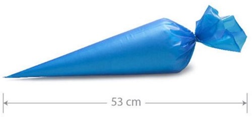 SPUITZAKKEN  53x28 cm ROL a 100 st. Premium blauw  Large