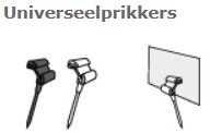 PRIJSKAARTHOUDER PRIKKERS prosell            doosje a 30 stuks