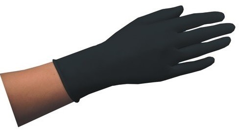 HANDSCHOENEN NITRIEL   ZWART MAAT L   POEDERVRIJ