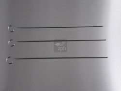 METALEN SATÉ SPIES gegalvaniseerd RVS  32 cm