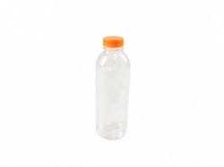 SAPFLES PET  330 cc  38 mm ORANJE DOP