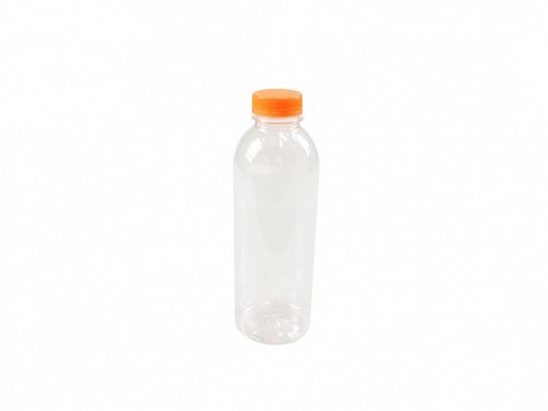 SAPFLES PET  330 cc  38 mm ORANJE DOP