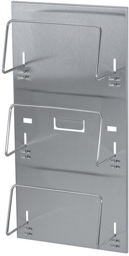 WAND DISPENSER RVS  VOOR 2 DOZEN HANDSCHOENEN