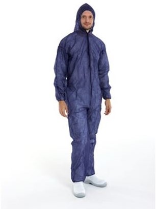 OVERALL PP NON WOVEN LARGE  40 grams  BLAUW coverall