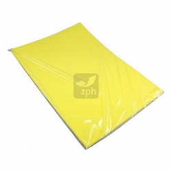 ETALAGE KARTON VEL FLUOR GEEL 48x68 cm  380 gr/m2