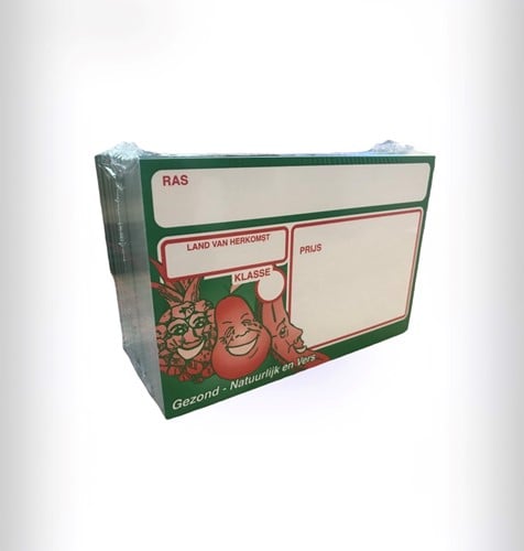 GROENTEKAARTEN Land van Herkomst  10x15 cm  pak a 200 stuks-2