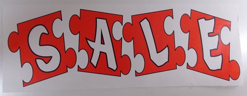 RAAMBILJET 70x25 cm "SALE"