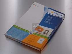 LASERPRINT-ETIKETTEN (100 VEL) 105x 37mm 16 per vel