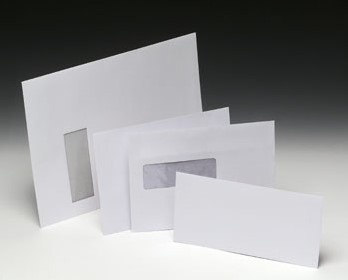 GALLERY ENVELOPPE 110x220 mm ZONDER VENSTER+striplock 80 grams wit