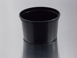 BAKJE PP ROND SPUITGIET rond 115x70 mm 500 cc ZWART reusable