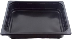 1/2 GASTROBAK 325x265x60 mm ZWART PP THERMO