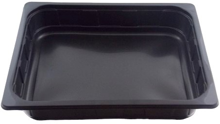 1/2 GASTROBAK 325x265x60 mm ZWART PP THERMO