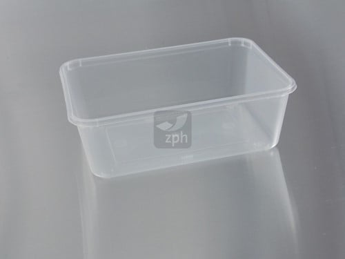 BAK PP SPUITGIET 183x135x63 mm 1000 cc TRANSP.  SERIE 182  reusable SQ