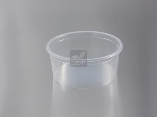 BAKJE PP ROND Ø 116 mm 400 cc TRANSP. SERIE 580 Reusable