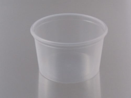 SALADE BAKJE PS ROND Ø 116 mm 500 cc TRANSP. SERIE 580