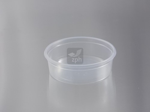 BAKJE ROND PS Ø 116 mm 300cc  TRANSPARANT  SERIE  180