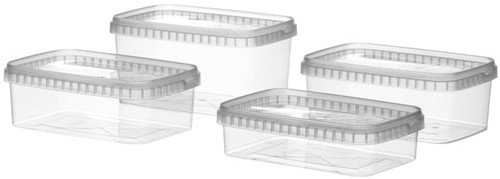 BAK PP 192x126x47 mm 750 ml (TE) ZWART TRP1912