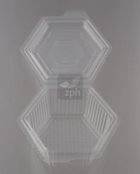 MENUBOX SALADE PP 145x145x60 mm 375 cc  transparant