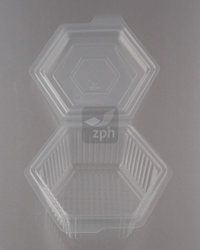 MENUBOX SALADE PP 145x145x60 mm 375 cc  transparant