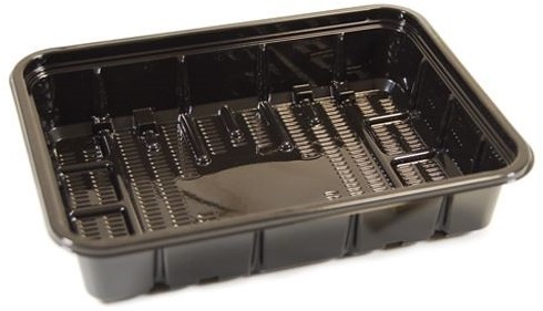 SEALBAK PP 197x150x30 mm 600 cc ZWART PSW 19153