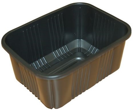 SEALBAK PP 197x150x90 mm 1800 cc ZWART PSW 19159
