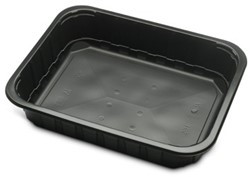 1/2 GASTRO BAK PP ZWART 313x245x65 mm 3500 ml thermoform
