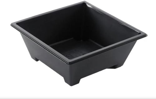 BAKJE APET 141x141x55 mm 585 ml  4408310012A SERIE GOURMET EXPRESS  zwart 4408310200