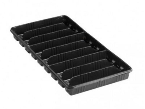 SJASLIEK BBQ TRAY PP 9 vaks  386x194x30 mm ZWART