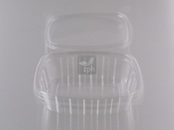 Noten en Saladebakje BD1 250cc  APET 125x140x35 mm TRANSPARANT